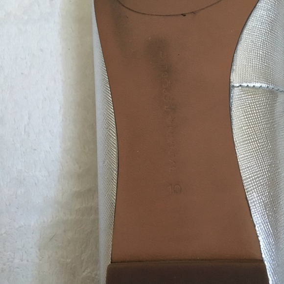 banana republic silver ballet flats - Picture 5 of 6